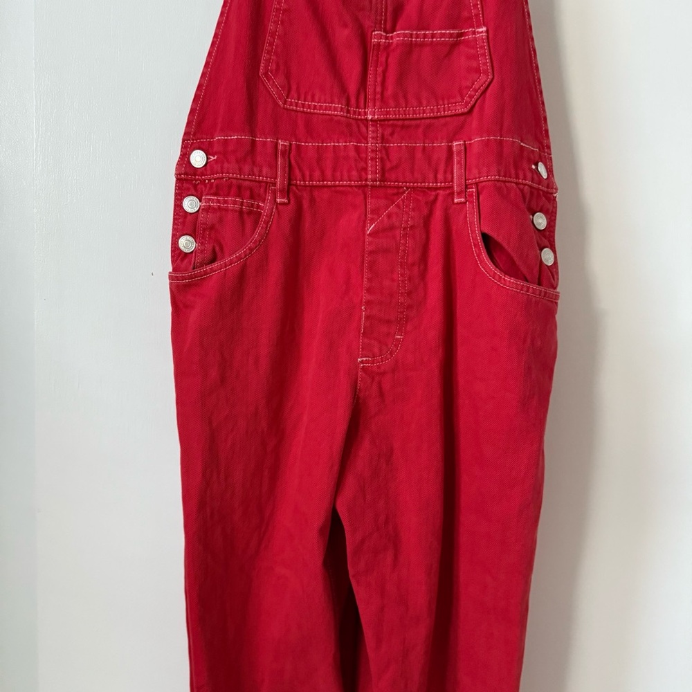 Free People We The Free Ziggy Denim Overalls in Heart Eyes - Picture 9 of 14
